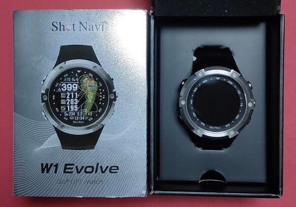 Shot Navi W1 Evolve ゴルフGPSウォッチ ブラック