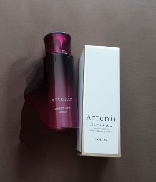 新品 Attenir ドレスリフトローション ドレススノーローション 75ml×2 化粧水 アンチエイジング アテニア おまけ付き