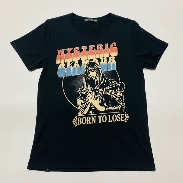 ヒステリックグラマー Tシャツ ヒスガール ギター 半袖 フリーサイズ ブラック