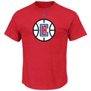 マジェスティック Majestic クリッパーズ CLIPPERS PRIMARY NBA LOGO T-Shirt Tシャツ 赤色 Lサイズ m952-0484-37-121l