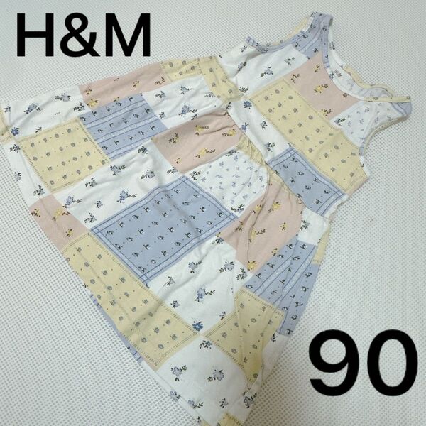 H&M 小花柄 ワンピース 90