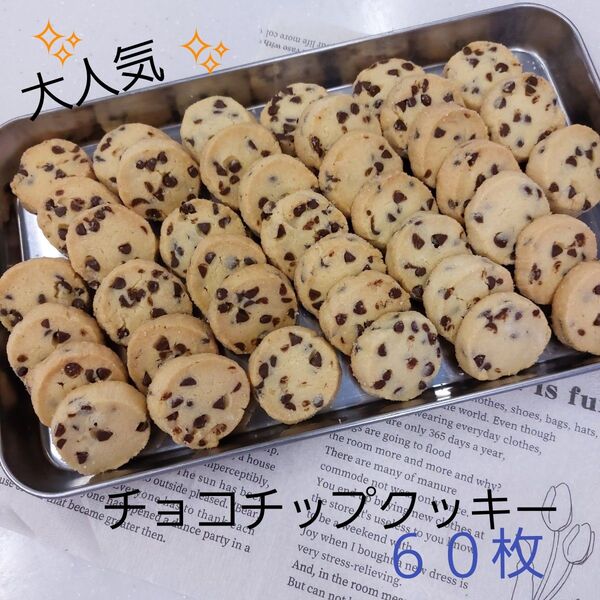 サクホロ 手作りクッキー 大人気 チョコチップクッキー 60枚