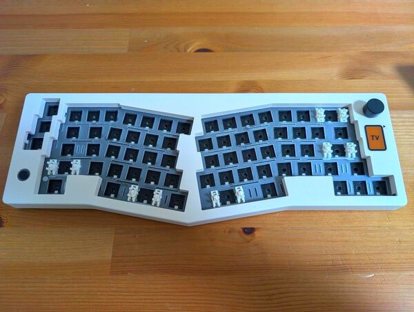 EPOMAKER CIDOO ABM066 アリス配列 メカニカルキーボード ベアボーン VIA