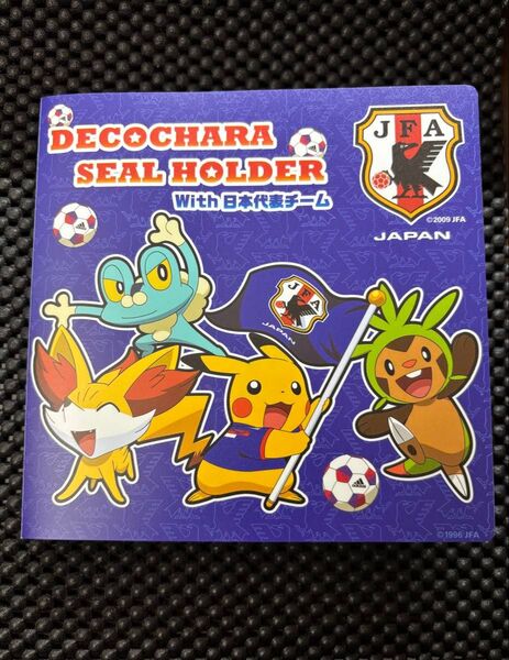 ポケモンパン デコキャラシール ホルダー サッカー日本代表 シール付き 限定