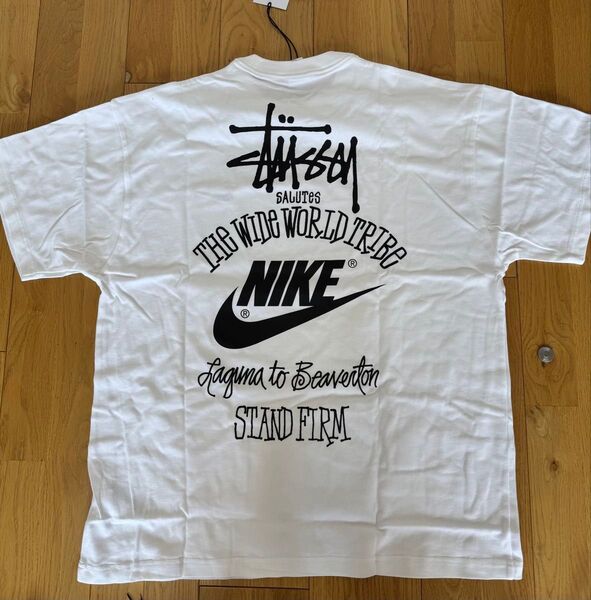 STUSSY × Nike コラボTシャツ 白 Lサイズ 未使用