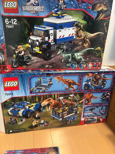 正規品 LEGO レゴ ジュラシック ワールド 75918 75917 セット 恐竜 ラプトル