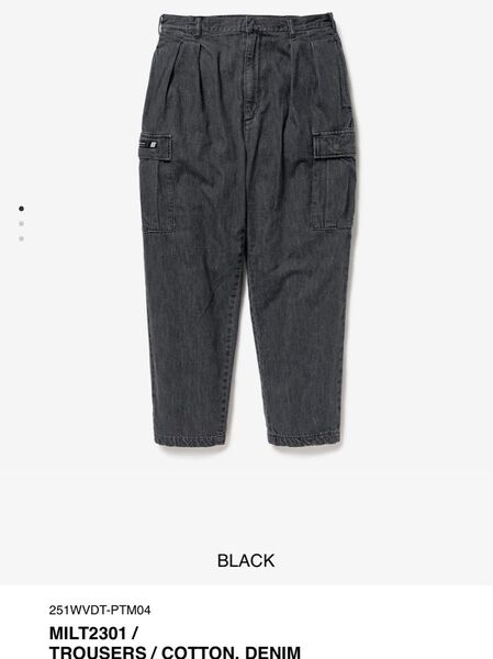 WTAPS MILT2301 TROUSERS COTTON. DENIM デニム ノース デニムパンツ