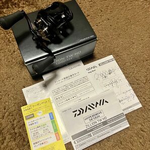 送料無料! ダイワ 22ジリオン TW HD 1000XH 未使用に近い 検 SV ブースト アンタレス シマノ スティーズ