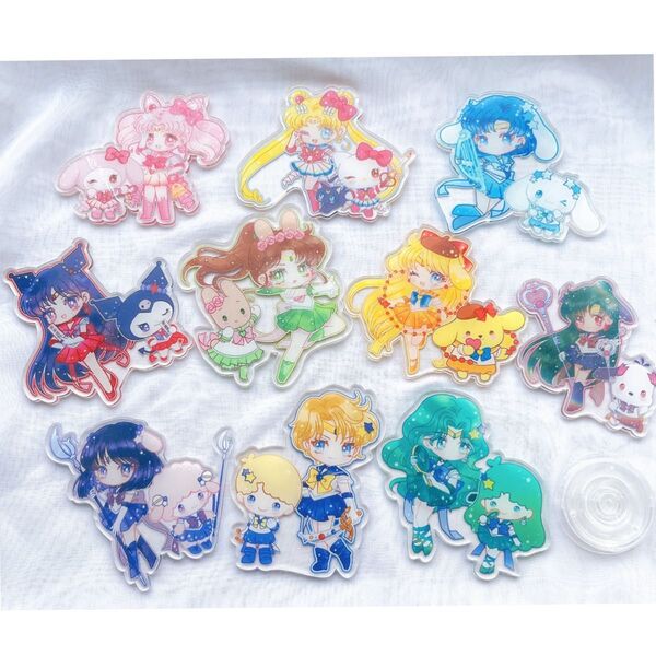セーラームーン スマホグリップ 1点セレクト ハンドメイド