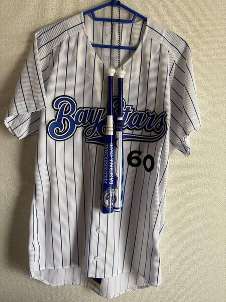 元横浜ベイスターズ 佐藤祥万選手 プロコレクションユニフォーム Oサイズ