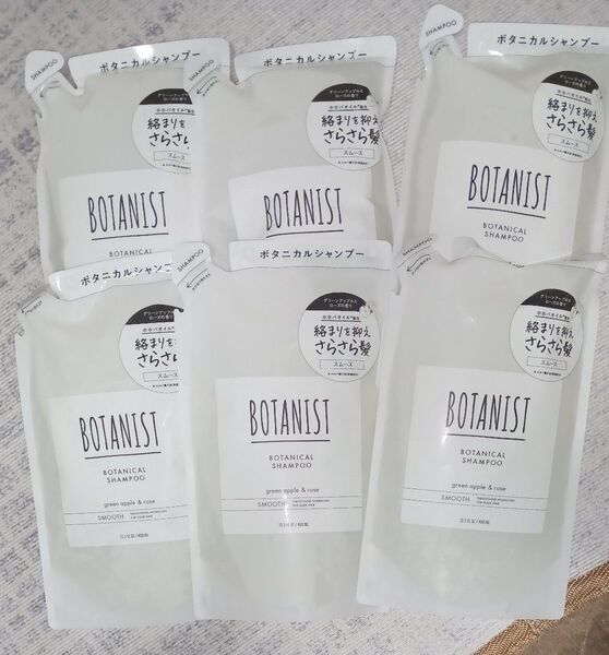 ボタニカルシャンプー☆スムース☆400ml×6個☆詰替え用☆ボタニスト☆BOTANIST ボタニストシャンプー