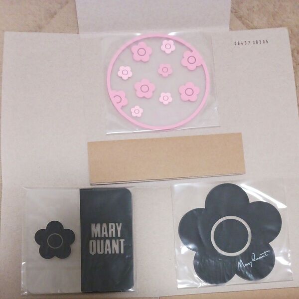 MARY QUANT☆マリークワント☆ラバーコースター☆3種