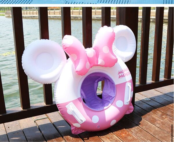 ミニーマウス ベビーフロート ピンク 新品