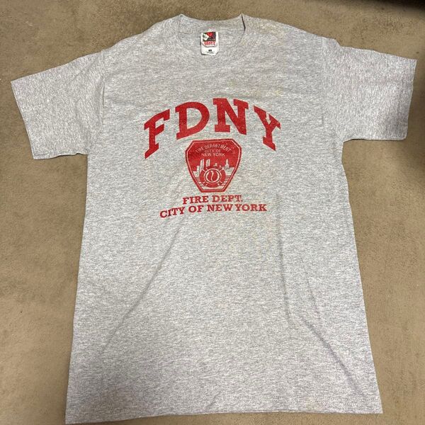 フルーツオブザルーム FRUIT OF THE LOOM FDNY ニューヨーク市消防局 Tシャツ