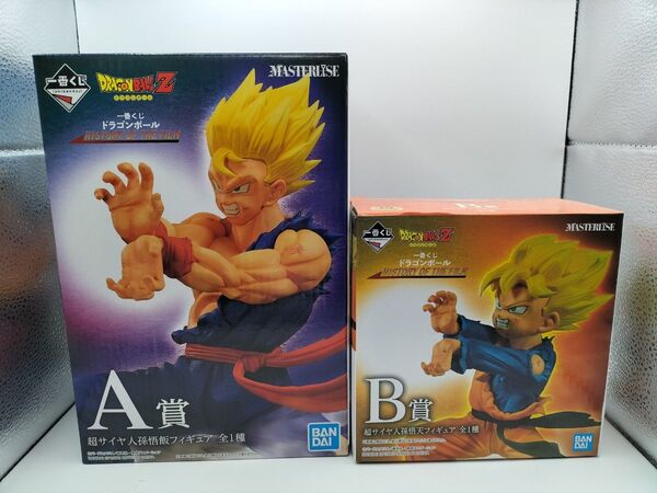 【未開封】一番くじ ドラゴンボール HISTORY OF THE FILM A賞 孫悟飯、B賞 孫悟天 フィギュア 2体セット