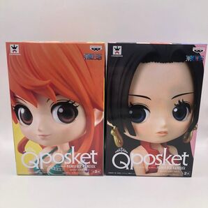 ワンピース Qposket ナミ&ハンコック スペシャルカラー 2個セット