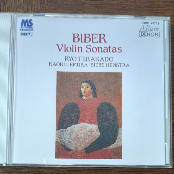 BIBER Violin Sonatas CD Ryo Terakado Kaori Uemura