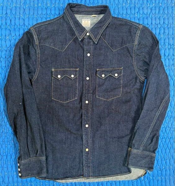 THE FLAT HEAD デニム シャツ 7002W サイズ 44 フラットヘッド XL