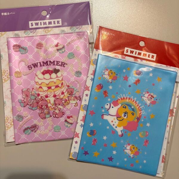 セリア swimmer スイマー 手帳カバー 2種