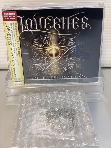 【帯付】LOVEBITES ラブバイツ/GOLDEN DESTINATION 完全生産限定盤(特製ペンタグラムペンダント付き)