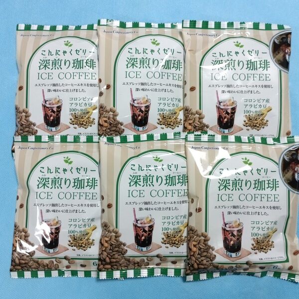 ●こんにゃくゼリー 深煎り珈琲×6袋 16g×6個×6袋 雪国アグリ
