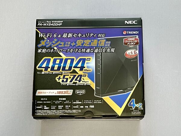 NEC Aterm PA-WX5400HP Wi-Fi6 11ax 無線LANルーター