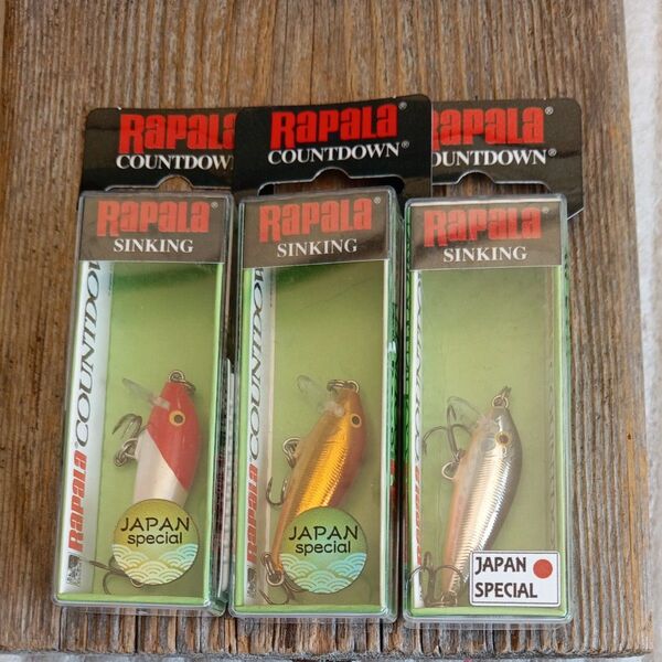 Rapala CD3 ラパラ カウントダウン 新品3個セット