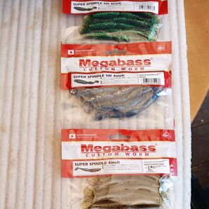 Megabass スーパースピンドルSW 4インチ 限定カラー 3個セット