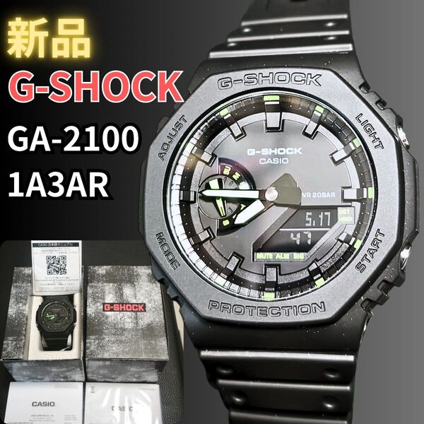 新品 日本未発売品 G-SHOCK GA-2100-1A3AR ブラック 腕時計 CASIO