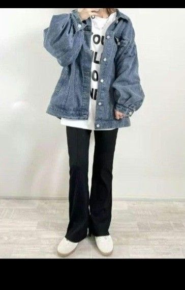 しまむら mayo コラボ リブパンツ 黒