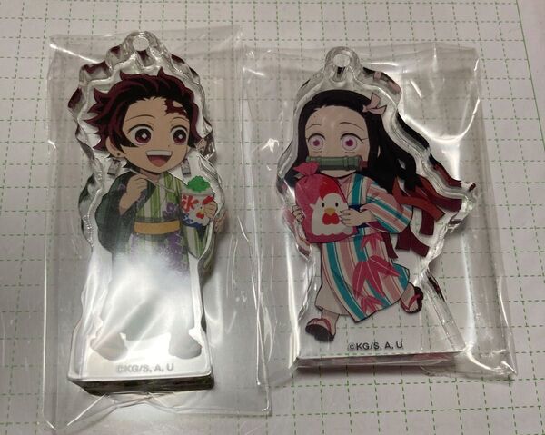 鬼滅の刃 ローソン アクリルキーホルダー ufotable 竈門炭治郎 禰豆子 4