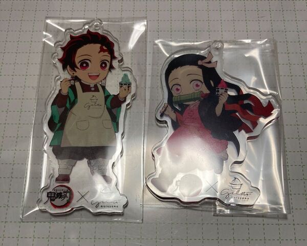 鬼滅の刃 円山ジェラート アクリルキーホルダー ufotable 竈門炭治郎 禰豆子