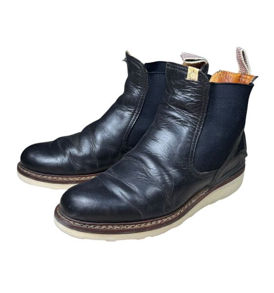 VISVIM GORNERGRAT MID FOLK ビズビム サイドゴアブーツ ブラック US10 28㎝