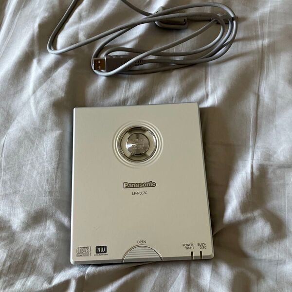 Panasonic ポータブルDVDドライブ LF-P667C シルバー