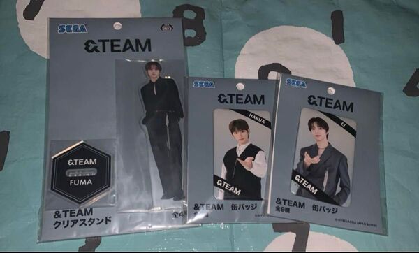 &TEAM アクリルスタンド 缶バッチ