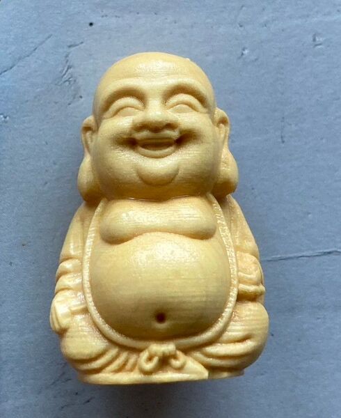 【ミニ 仏像 置物 木彫り腹弥勒如来仏像】布袋様 大仏様 お守り 厄除け 幸福 縁起物 金運アップ