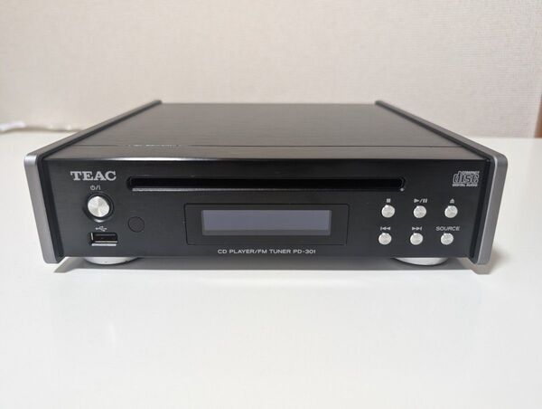 TEAC CDプレーヤー/チューナー PD-301 ブラック