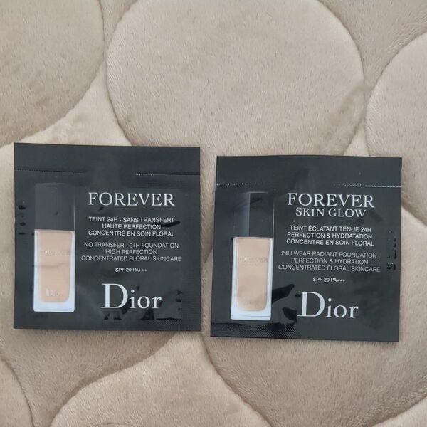 Dior FOREVER SKIN GLOW & FOREVER サンプル 2個セット