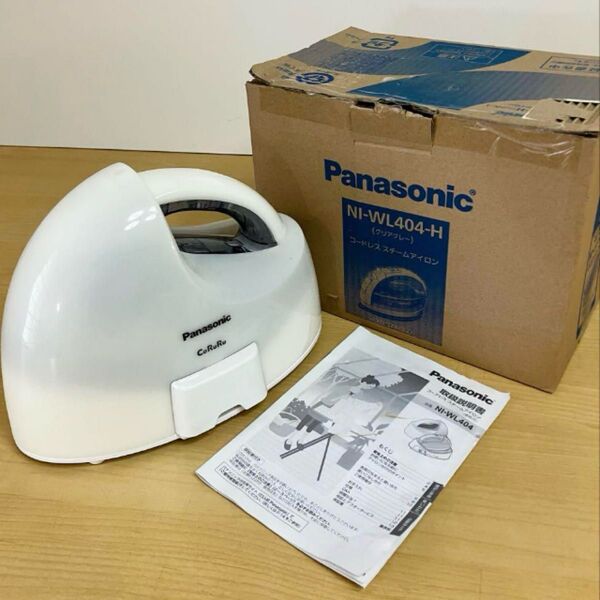 panasonic コードレススチームアイロン NI-WL404-H