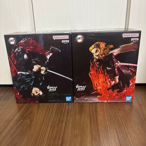 【新品未使用】鬼滅の刃 フィギュア 煉獄杏寿郎 竈門炭治郎 2体セット