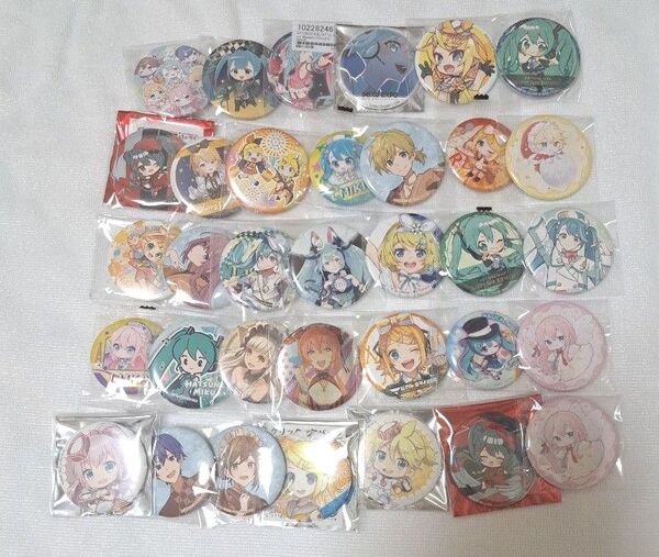 初音ミク マジカルミライ 雪ミク VOCALOID 缶バッジ 34個まとめ売り