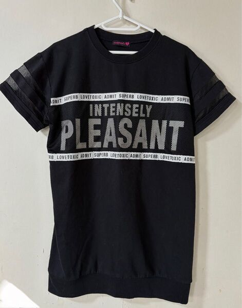 LOVETOXIC メッシュ Tシャツ ロゴ ブラック Mサイズ 150