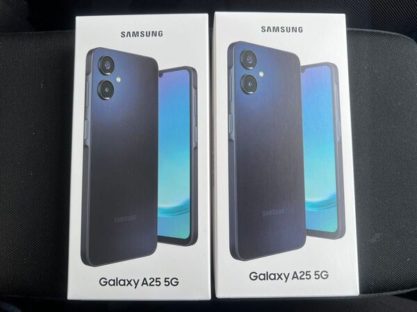 【新品未使用】Samsung Galaxy A25 5G 64GB ブラック 2台セット