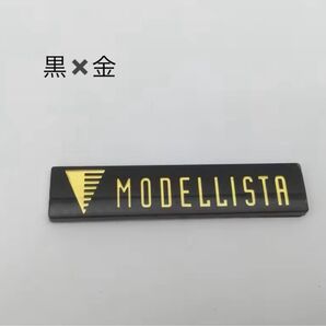 《高品質》トヨタ モデリスタ MODELLSTA エンブレムステッカー 黒×金
