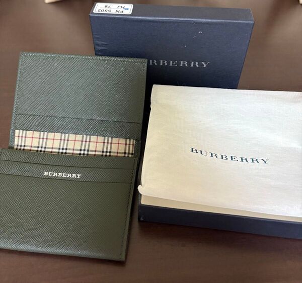 BURBERRY バーバリー 名刺入れ カードケース 新品