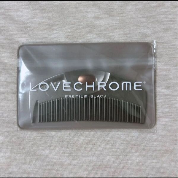 LOVECHROME ラブクロム ヘアコーム PGツキBK