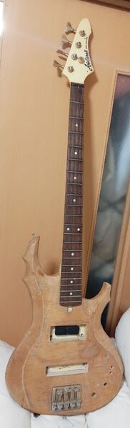【自作用ジャンク】エレキベースボディ&ネック22フレット
