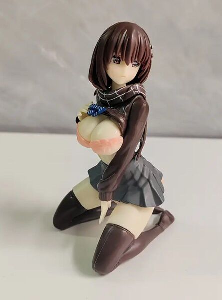 【JK剥いじゃいました】海外復刻版セーラー服 膝立ちフィギュア