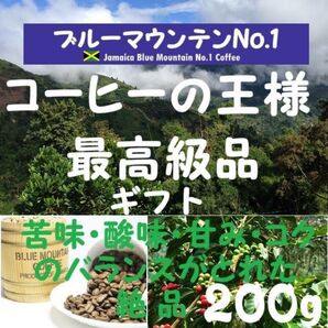 【セール特価10%OFF】ブルーマウンテンNo.1 ギフト200g コーヒー豆