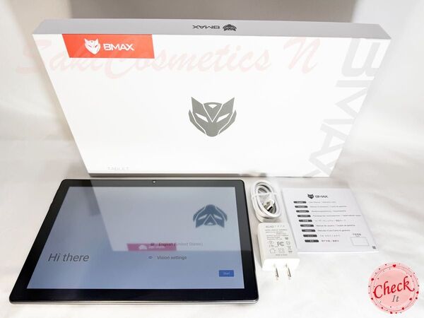 ☆液晶画面美品☆《最新版10インチタブレット》BMAX I9 Plus ビーマックス Android15 付属品完備 動作確認済み